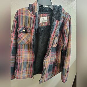 Legendary Whitetails Men's Plaid Jacket with Sherpa Lining